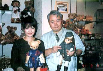 テディベア・アーティストMAKIKOさん、しゅうちゃん